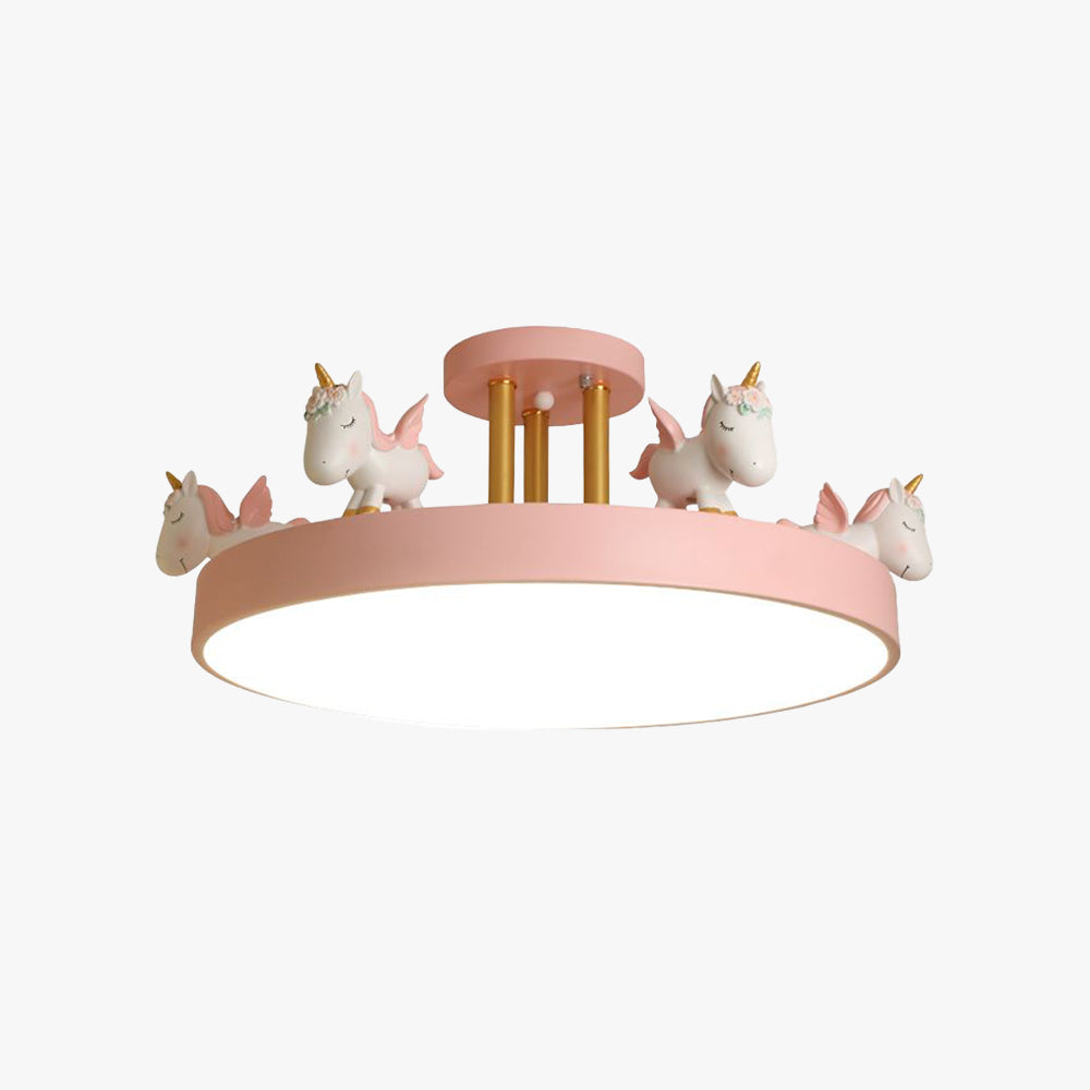 Freyza | Arisha – Plafonnier rond moderne à montage affleurant pour chambre, couloir et cuisine