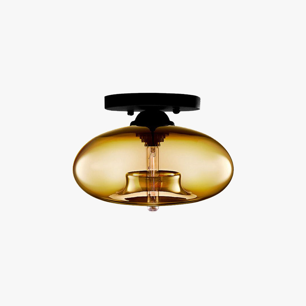 Freyza | Plafonnier semi-encastré – industriel pour chambre, couloir et cuisine
