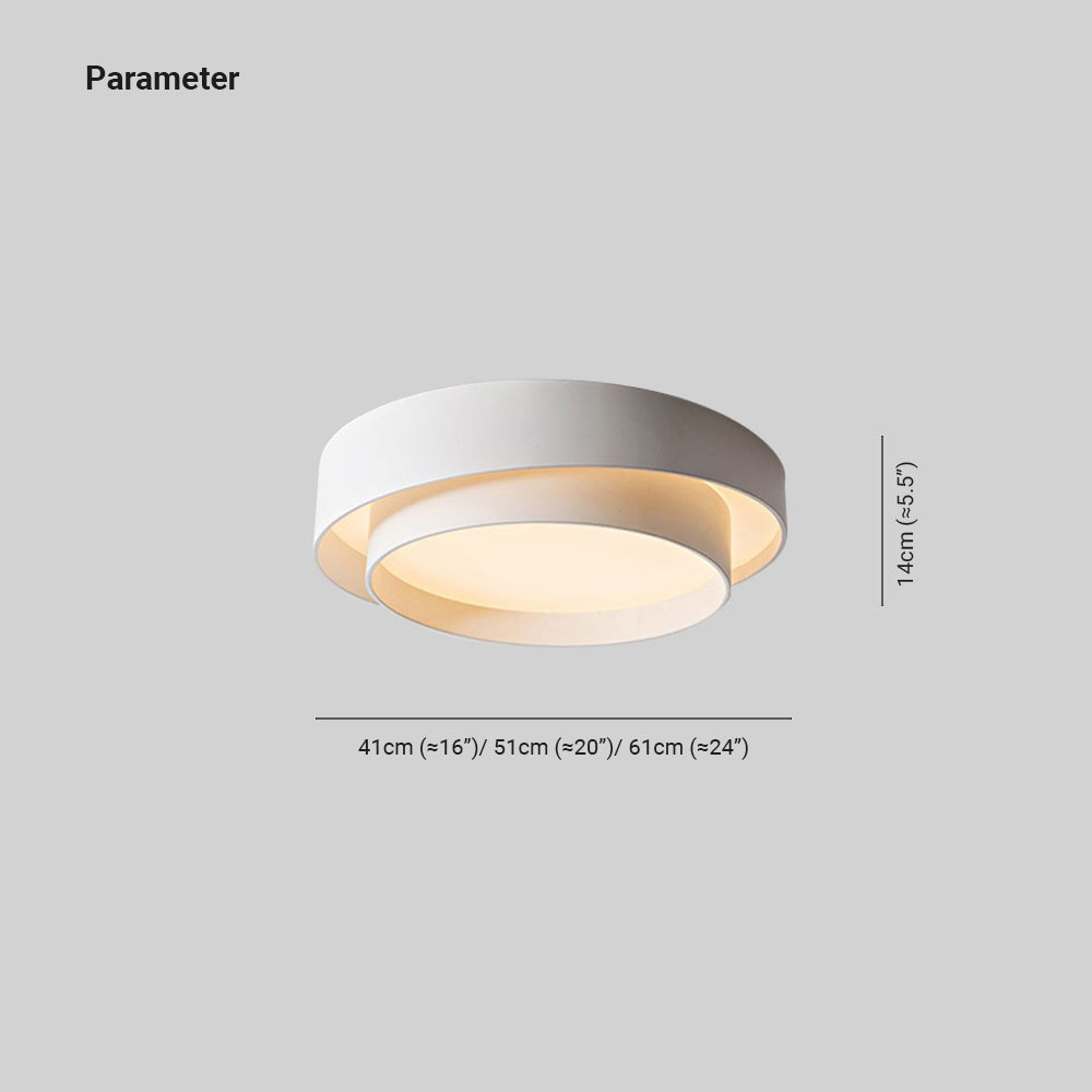 Freyza | Plafonnier à montage affleurant – Chambre, couloir, cuisine de style nordique