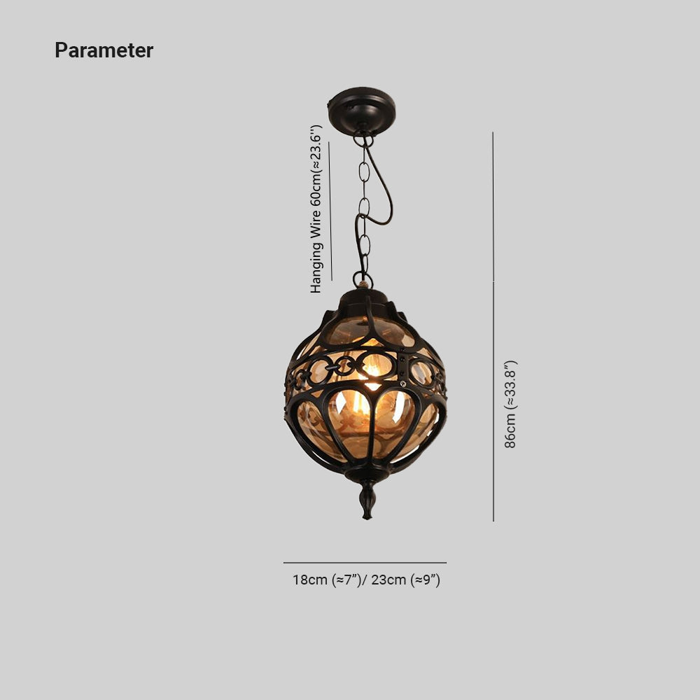 Luminaire suspendu Freyza | bronze noir – cuisine vintage, salle à manger