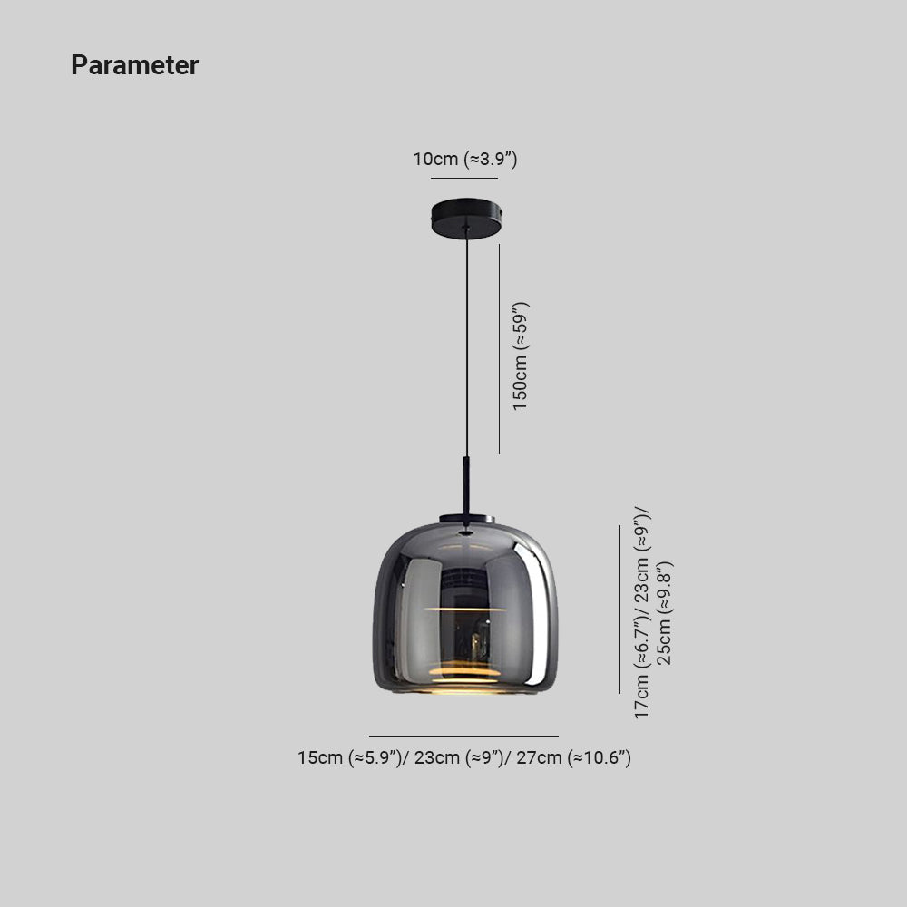 Freyza | Suspension en verre – Cuisine et salle à manger minimalistes