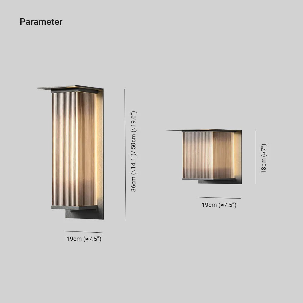 Freyza | Applique murale extérieure noire – Éclairage moderne pour jardin, porche et extérieur