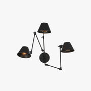 Freyza | Applique murale intérieure noire – Chambre et salon vintage