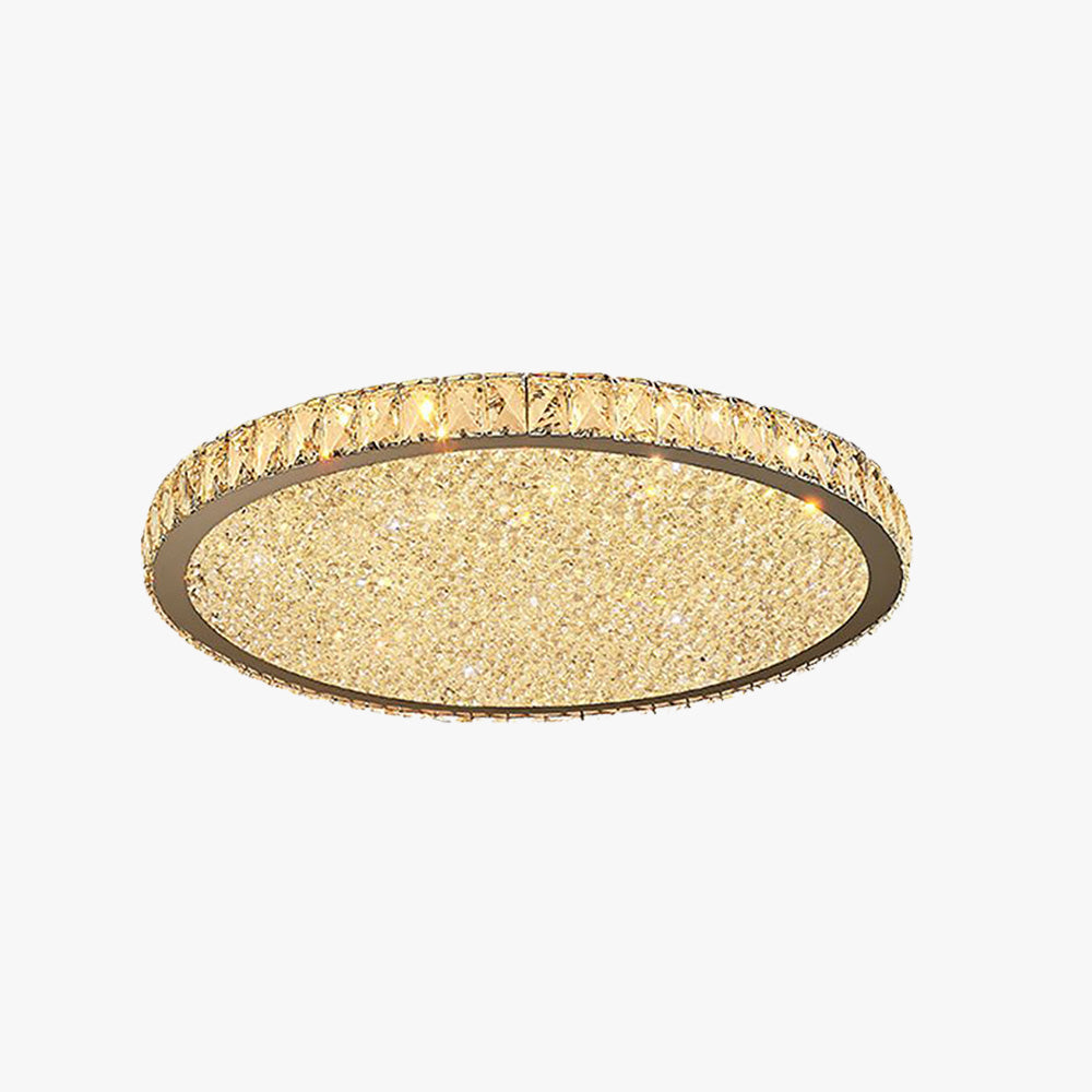 Freyza | Eliza Luxury Crystal Crystal Flush Mount Ceiling Light – Bedroom Hallway Kitchen