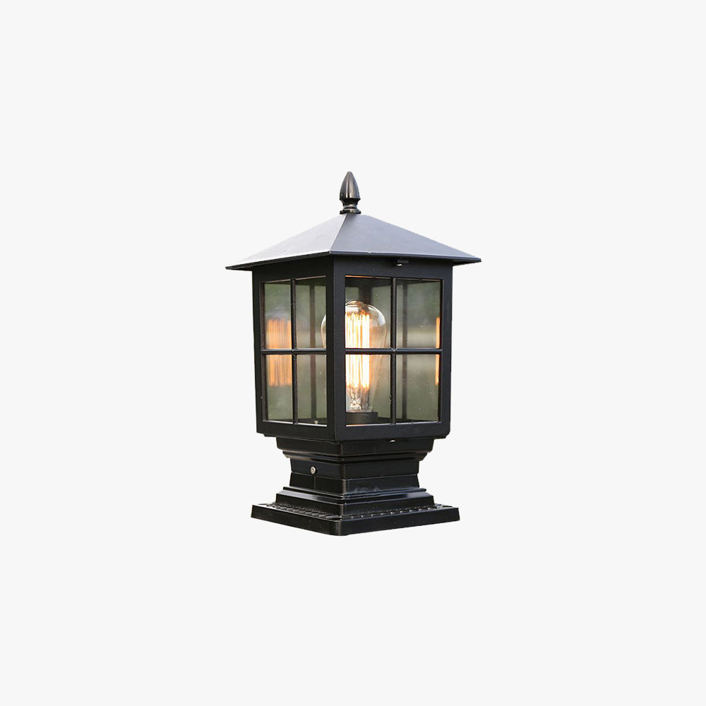 Freyza | Etilo Modern Metal Glass Outdoor Light – Modern Garden Exterior Patio