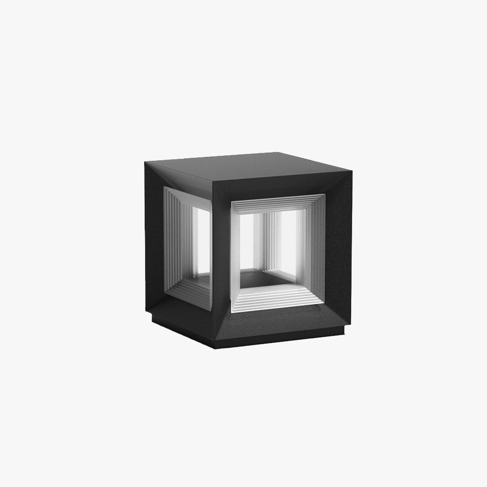 Freyza | Lampe d’extérieur noire – Éclairage contemporain pour jardin, extérieur et terrasse