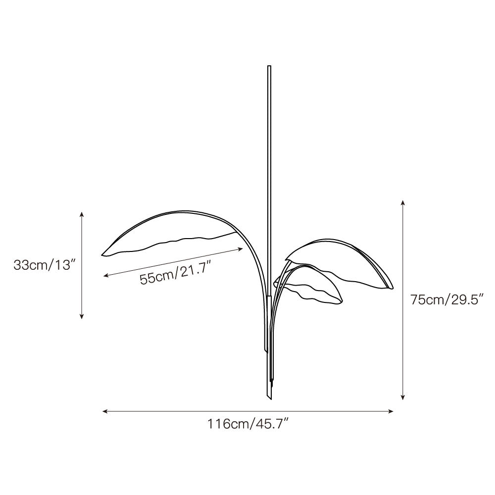 Freyza | Rauduvyu Leaf Black Black Chandelier – Dining Room Living Room