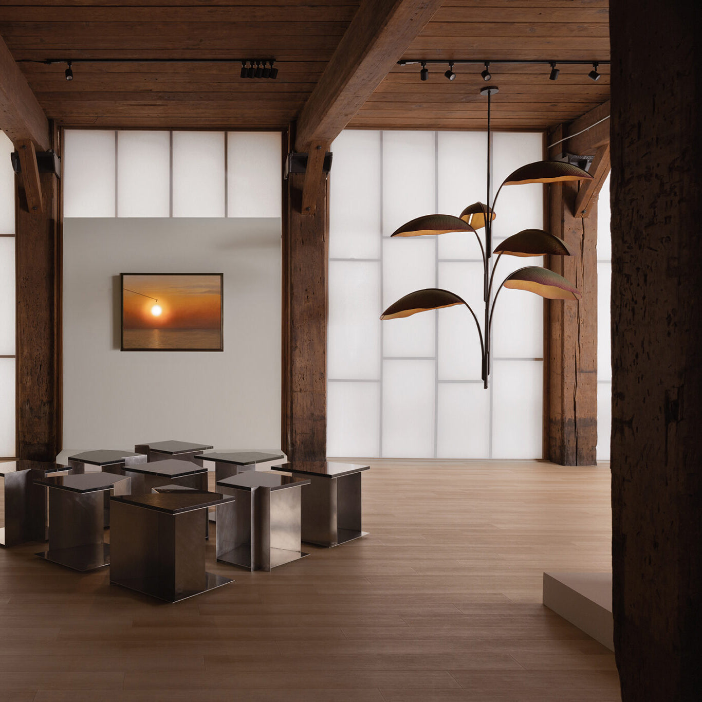 Freyza | Rauduvyu Leaf Black Black Chandelier – Dining Room Living Room
