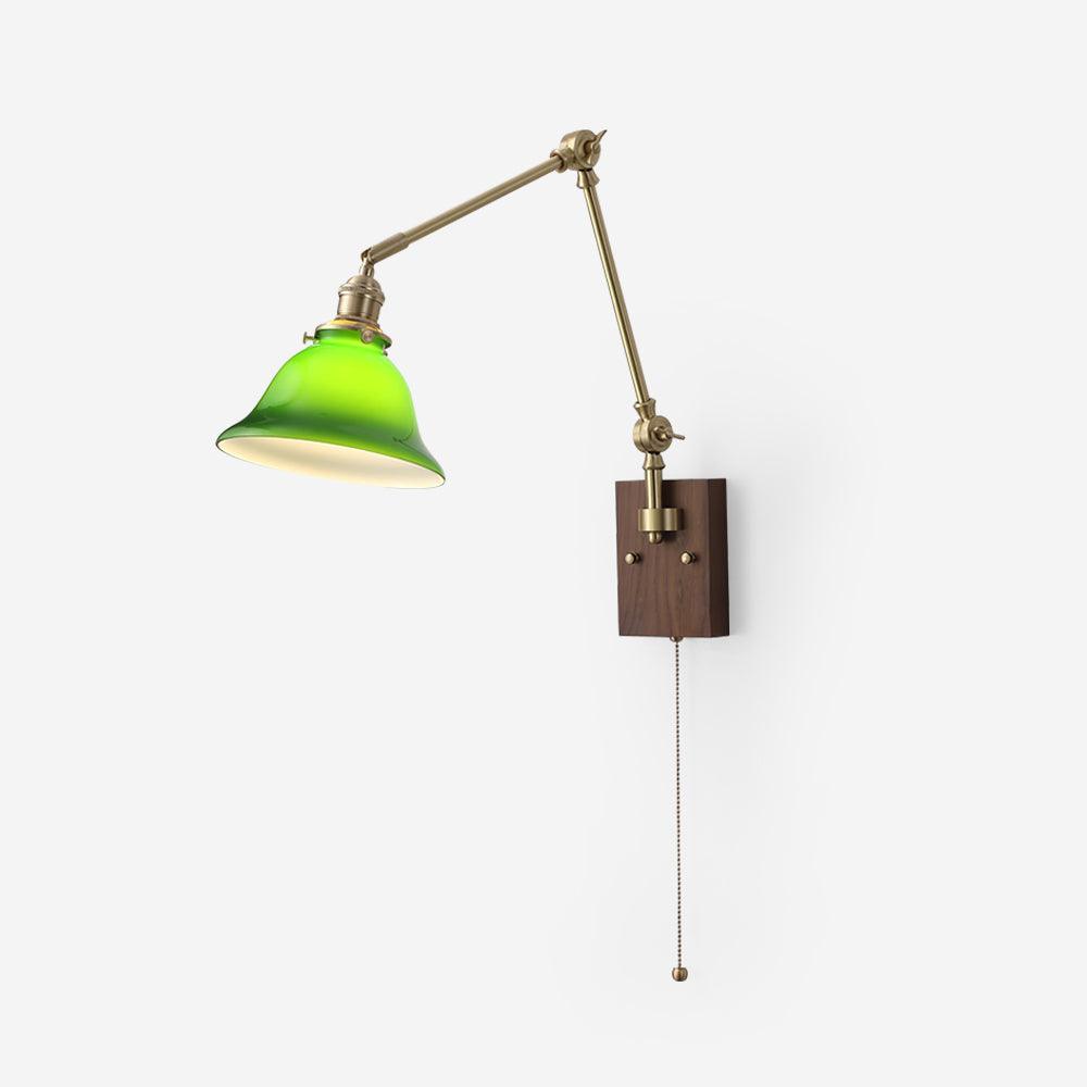Freyza | Applique murale en laiton et verre – Chambre et couloir vintage