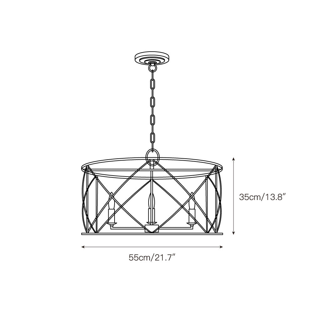 Freyza | Waegnuvyu Vintage Industrial Chandelier – Industrial Dining Room Living Room