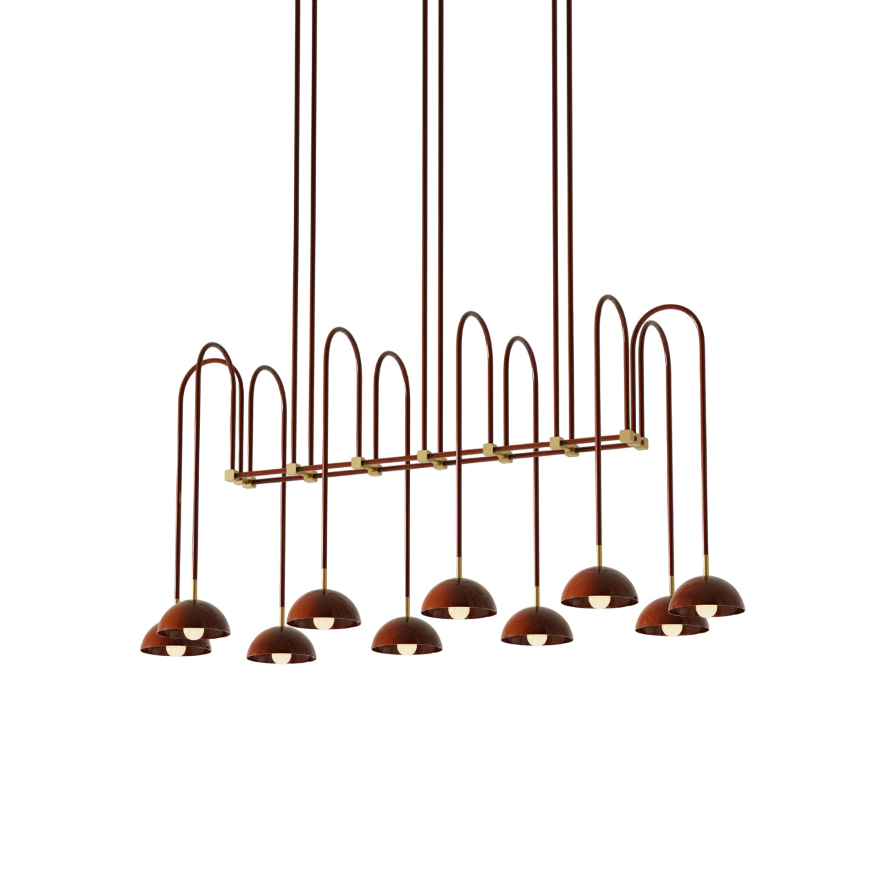 Freyza | Blikuvyh Vintage Industrial Brass Chandelier – Industrial Dining Room Living Room