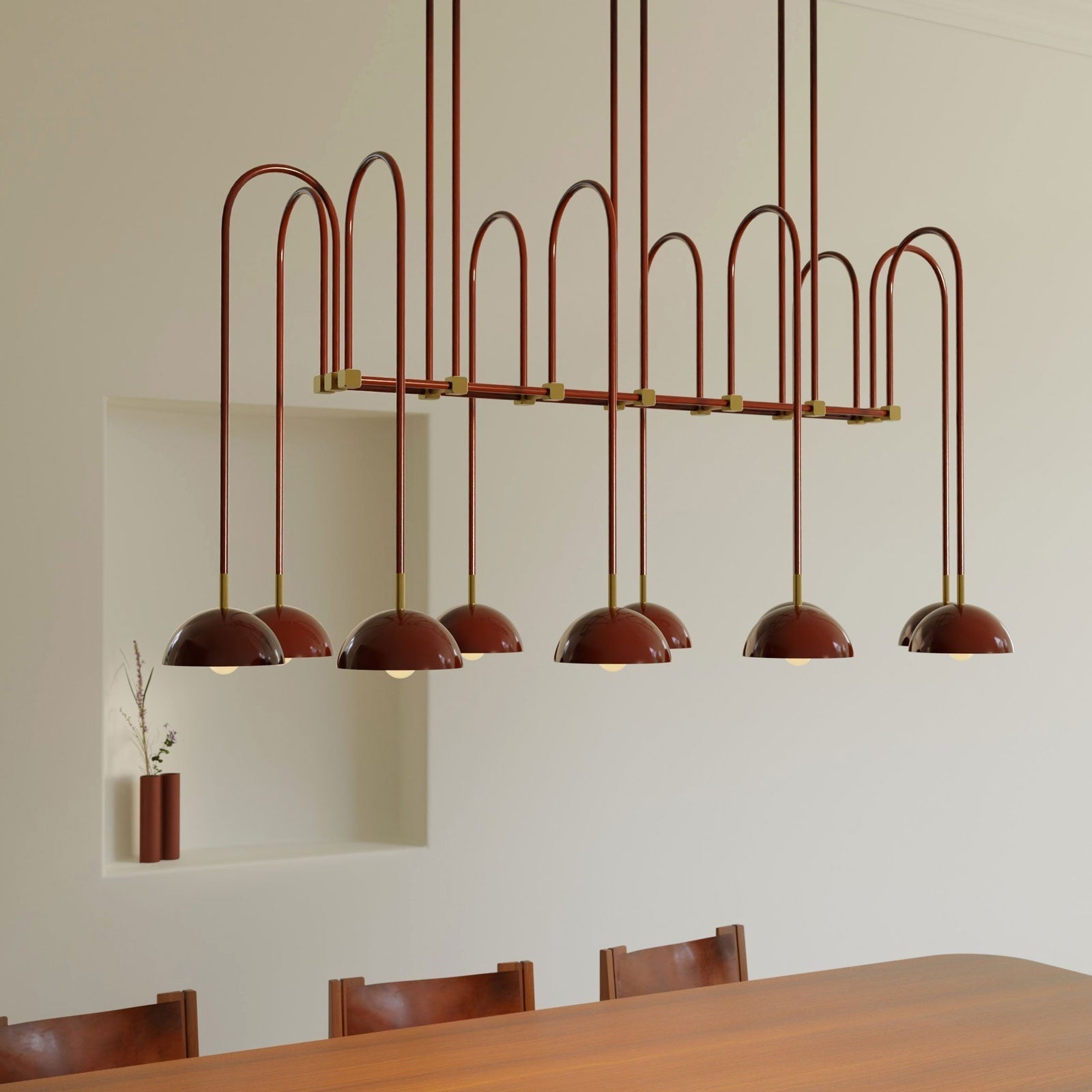 Freyza | Blikuvyh Vintage Industrial Brass Chandelier – Industrial Dining Room Living Room
