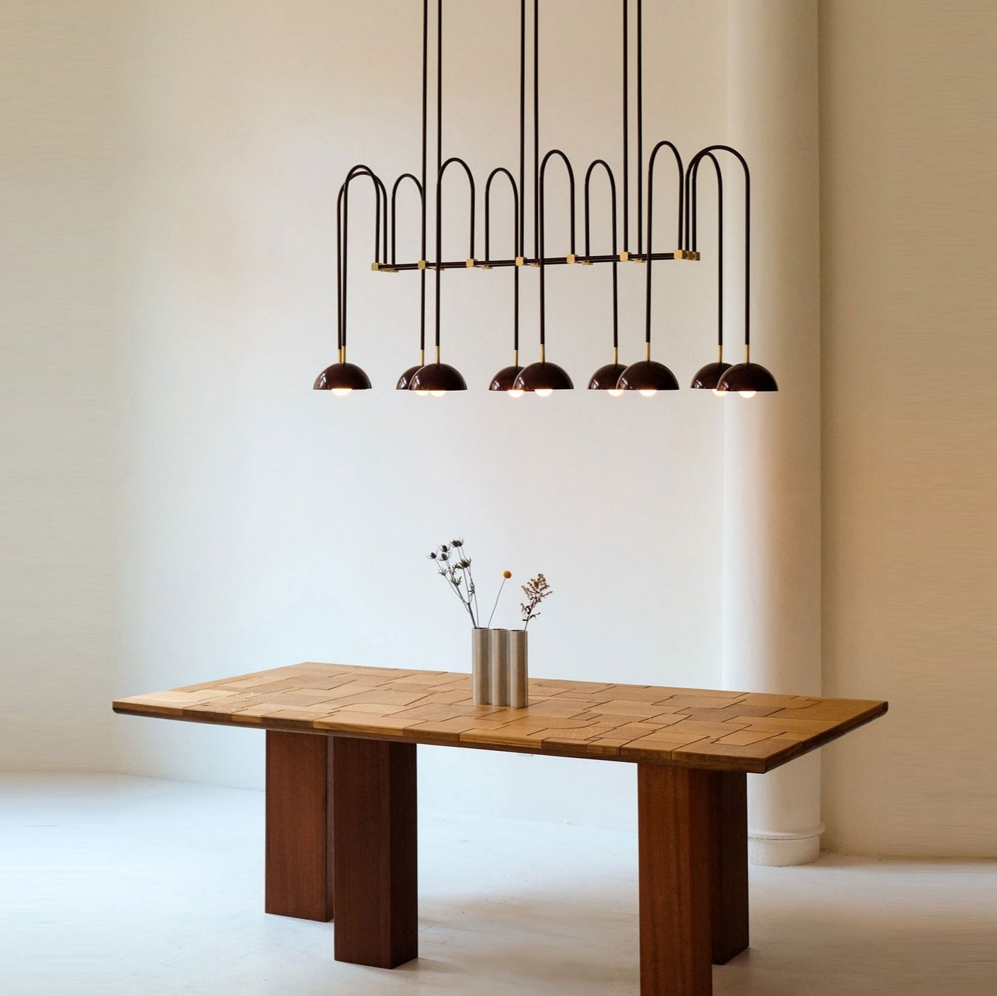 Freyza | Blikuvyh Vintage Industrial Brass Chandelier – Industrial Dining Room Living Room