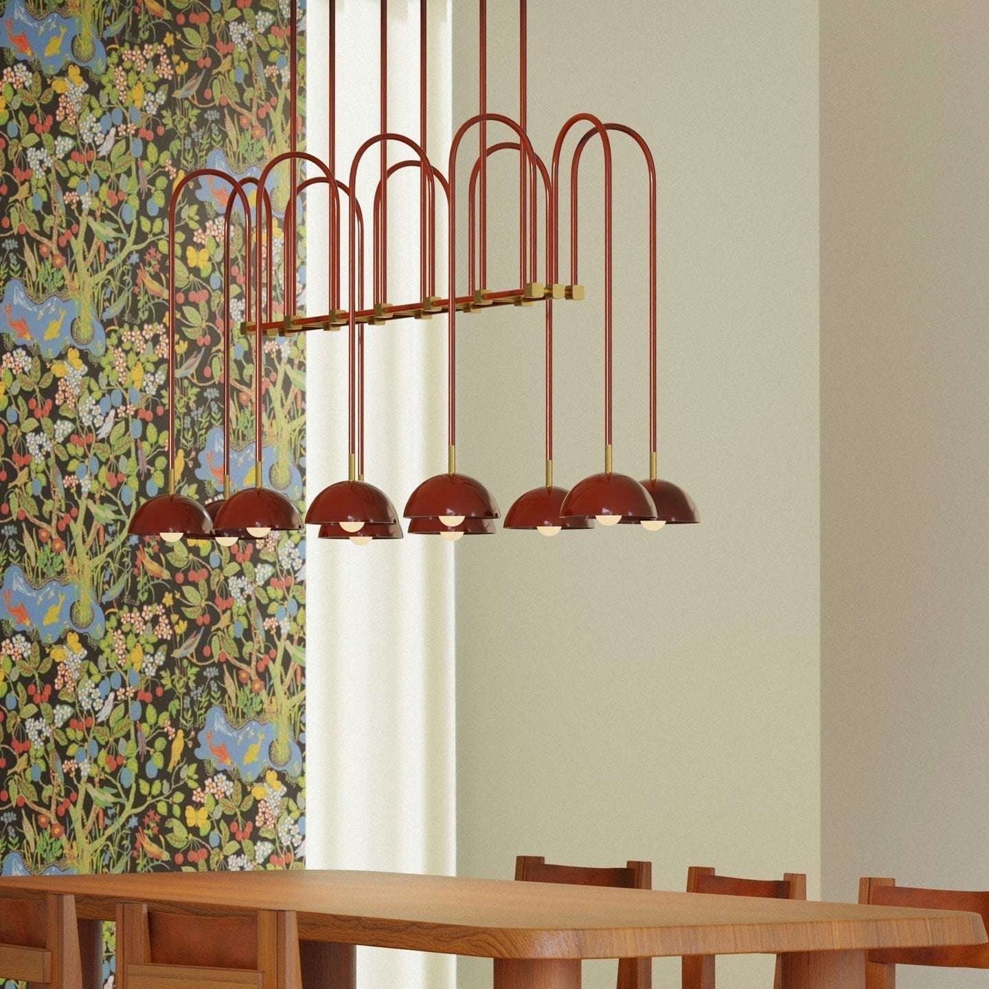 Freyza | Blikuvyh Vintage Industrial Brass Chandelier – Industrial Dining Room Living Room