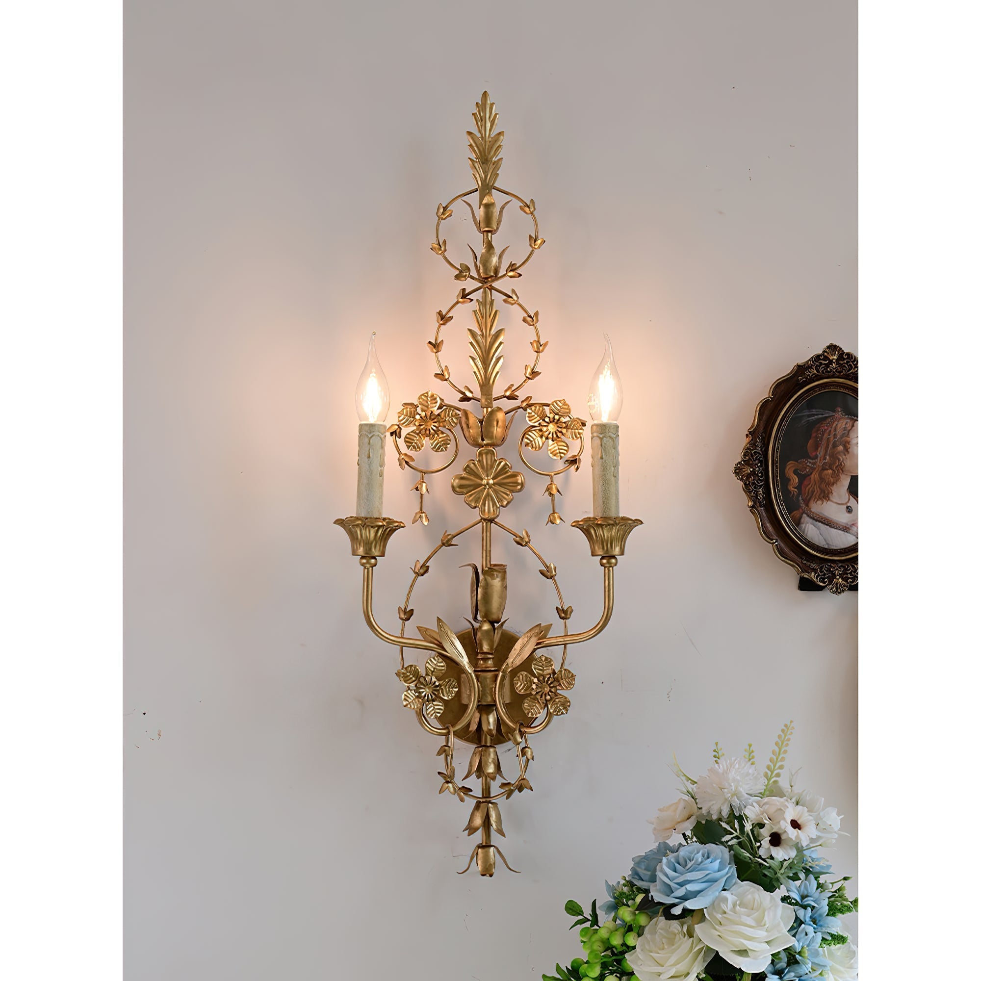 Freyza | Aevuvyu Vintage-Industrielle Wandleuchte – Industrielles Schlafzimmer und Flur