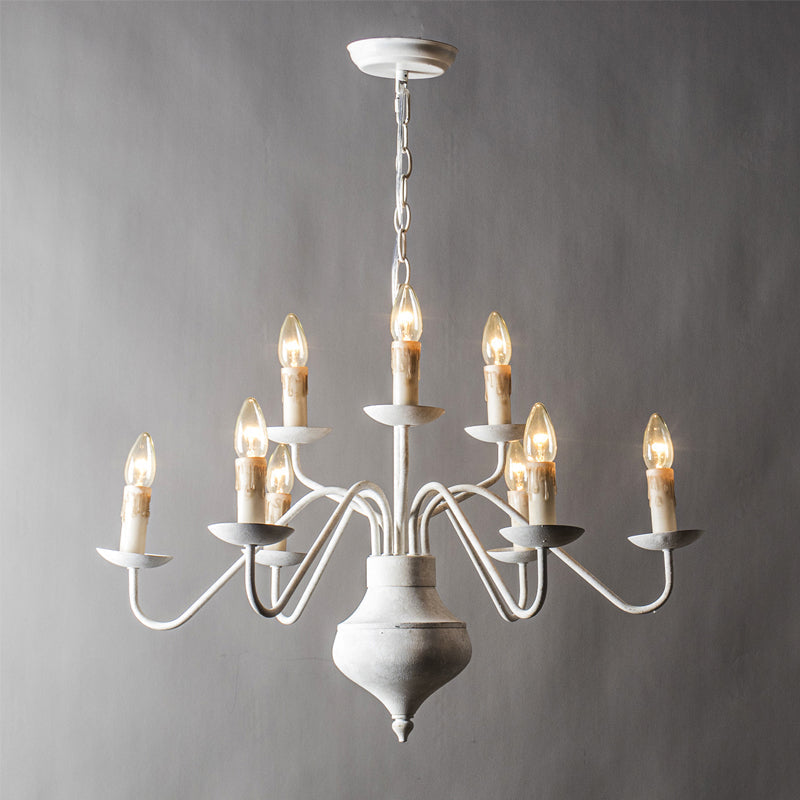 Freyza | Blikuvyu Vintage Industrial Brass Chandelier – Industrial Dining Room Living Room