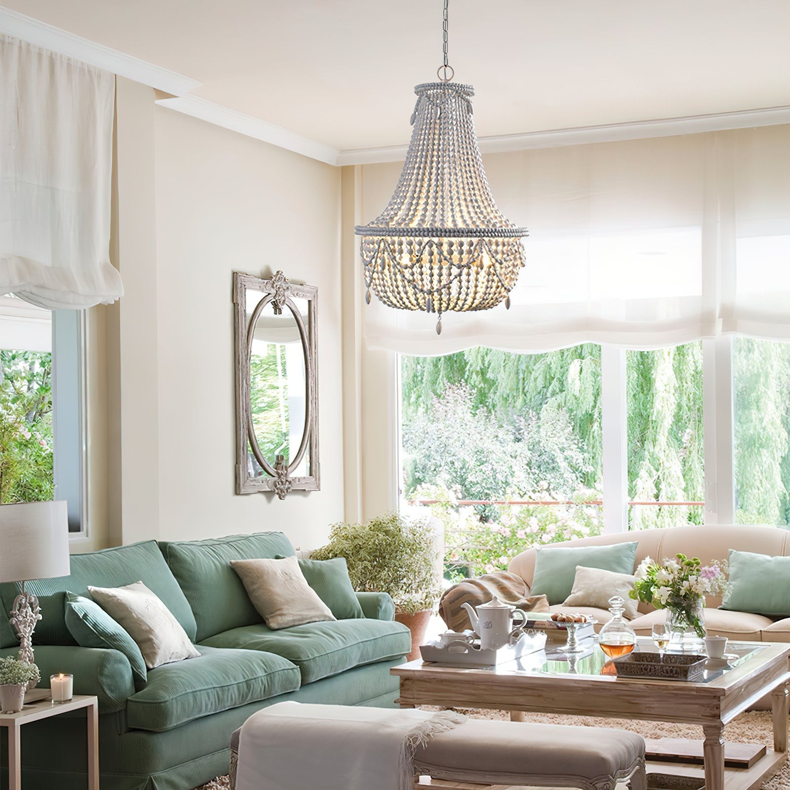 Freyza | Eirikuvyu Lustre en bois de luxe postmoderne – Salle à manger et salon modernes