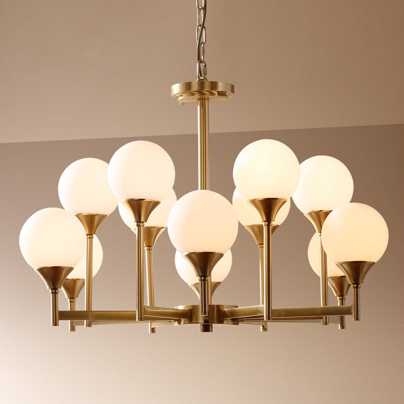 Freyza | Himinuvyh Vintage-Industrie-Glasleuchter – Industrielles Esszimmer-Wohnzimmer