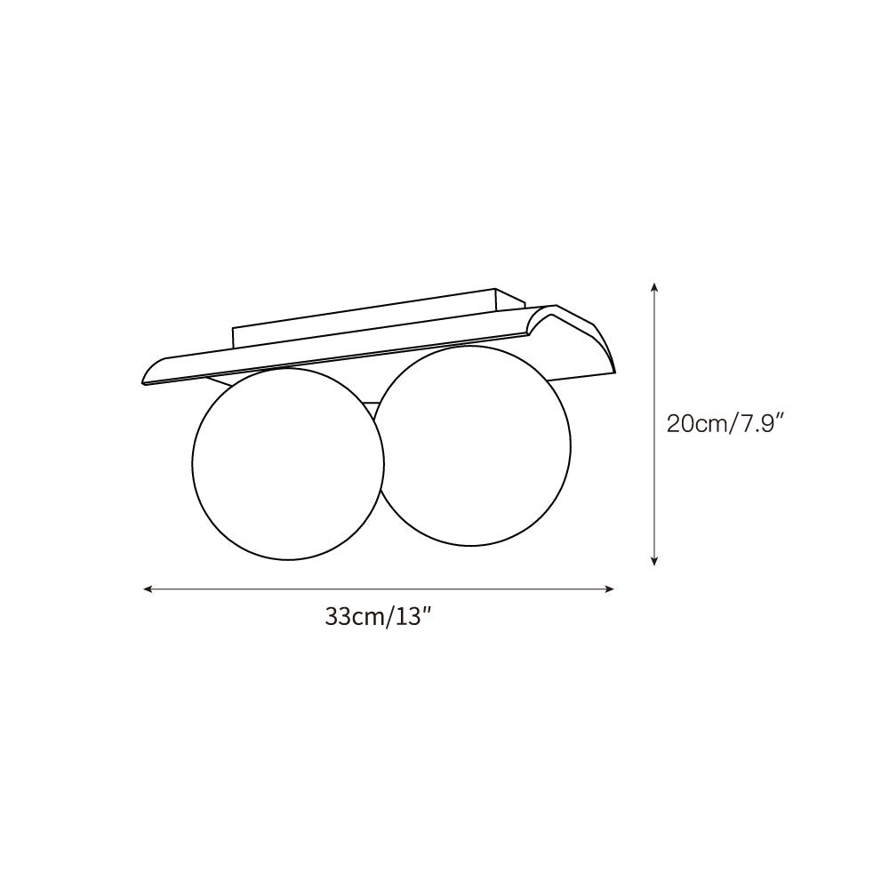 Freyza | Suspension plafond en verre Globe Bianca en travertin – Chambre et salon