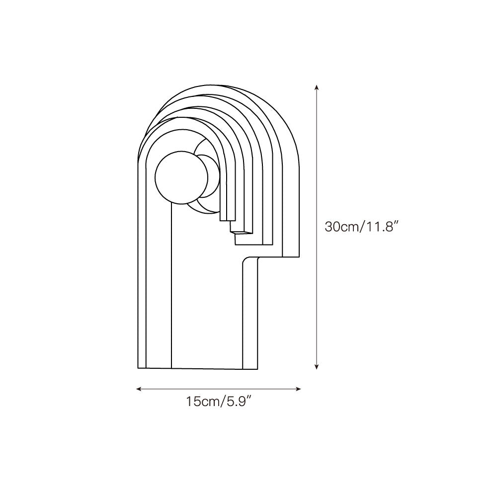 Freyza | Mjolkuvyh Travertine Wall Wall Light – Bedroom Hallway