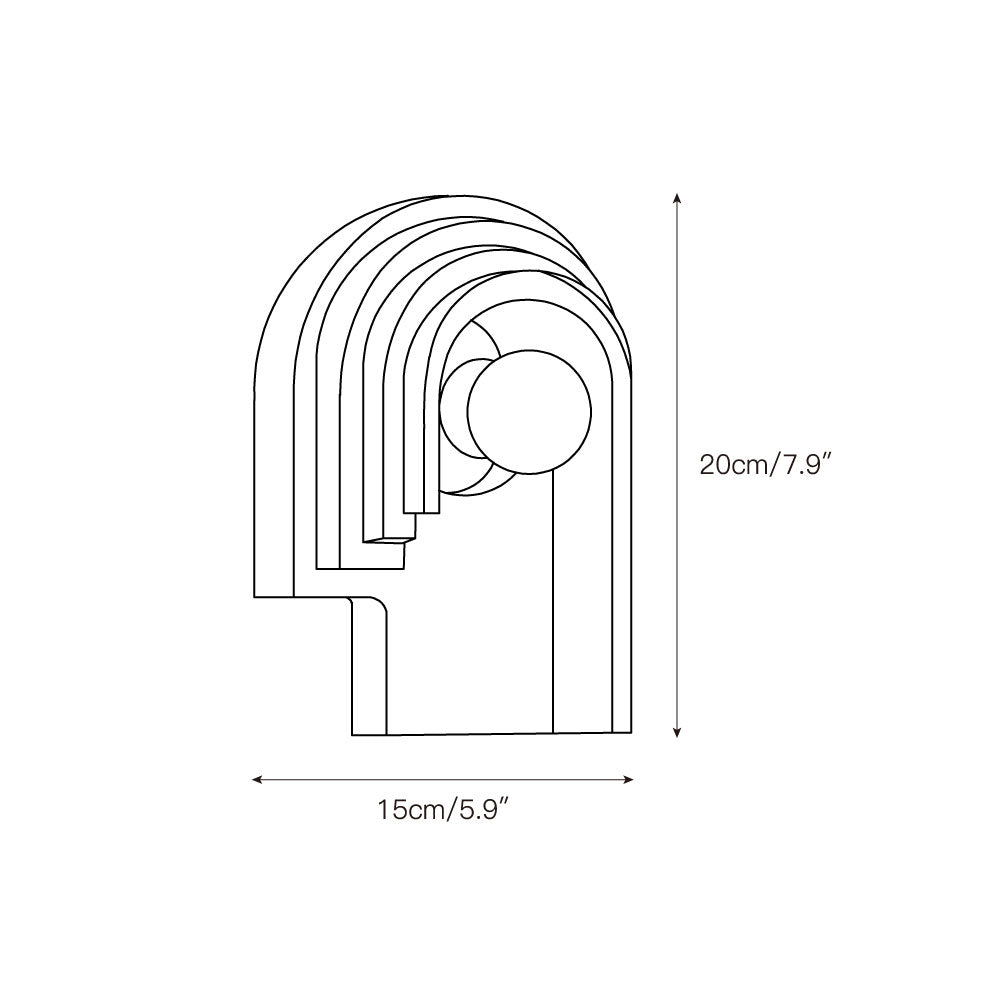 Freyza | Mjolkuvyh Travertine Wall Wall Light – Bedroom Hallway