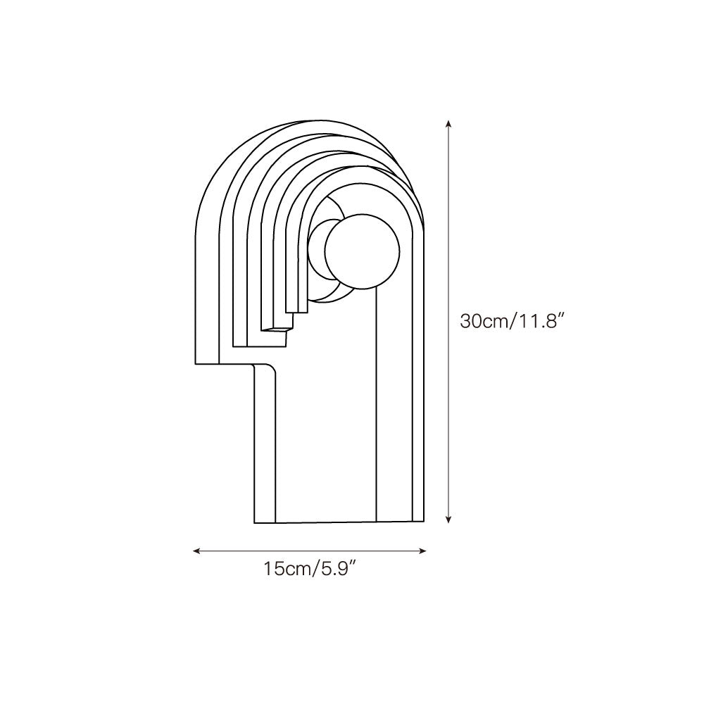 Freyza | Mjolkuvyh Travertine Wall Wall Light – Bedroom Hallway