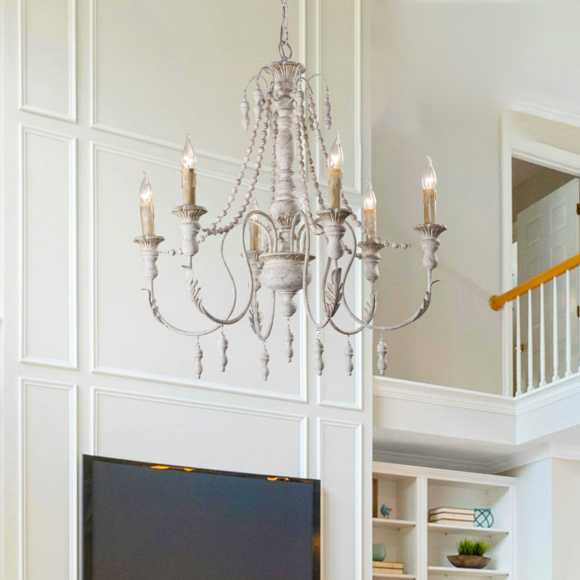 Freyza | Norduvyh Postmodern Luxury Wood Chandelier – Modern Dining Room Living Room