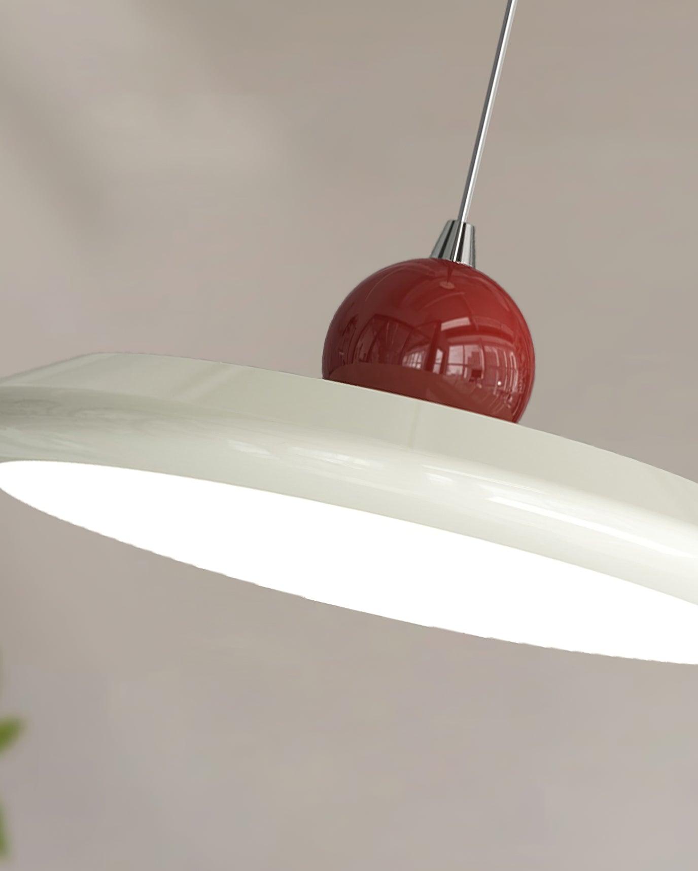 Freyza | Suspension blanche en forme de disque – Lampe suspendue blanche pour cuisine et salle à manger
