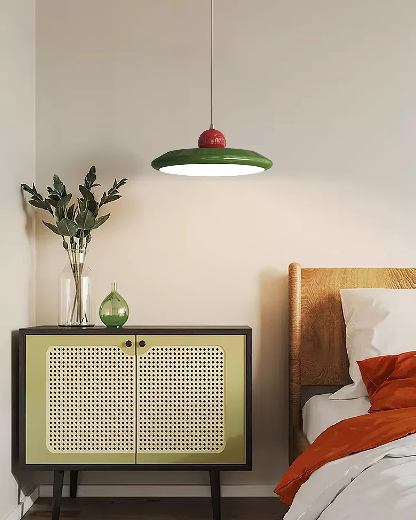Freyza | Suspension blanche en forme de disque – Lampe suspendue blanche pour cuisine et salle à manger