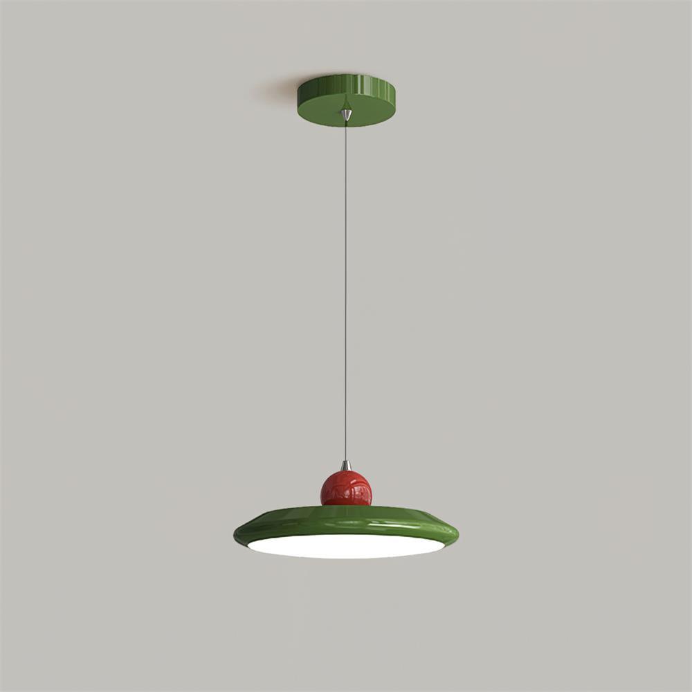 Freyza | Suspension blanche en forme de disque – Lampe suspendue blanche pour cuisine et salle à manger