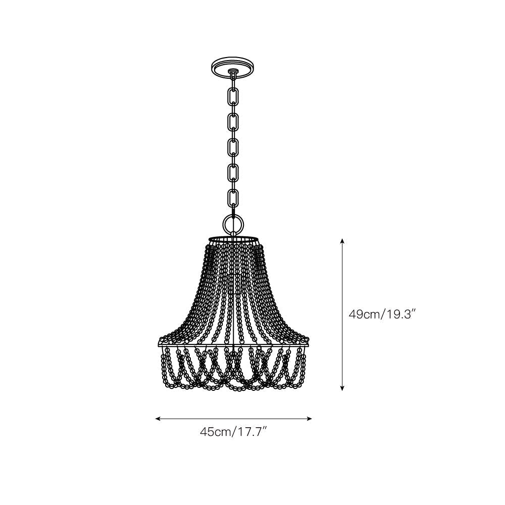 Freyza | Qvistuvyd Postmodern Luxury Wood Chandelier – Modern Dining Room Living Room