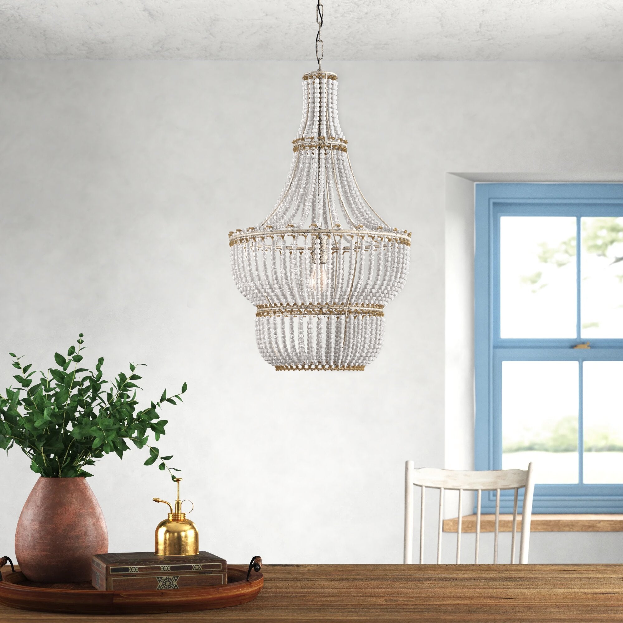 Freyza | Qvistuvyd Postmodern Luxury Wood Chandelier – Modern Dining Room Living Room