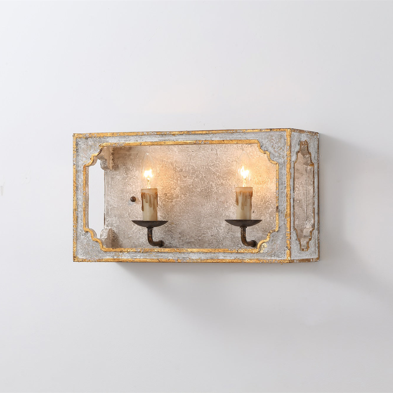 Freyza | Vatnuvyd Rustic Cube Wood Wall Light – Rustic Bedroom Hallway