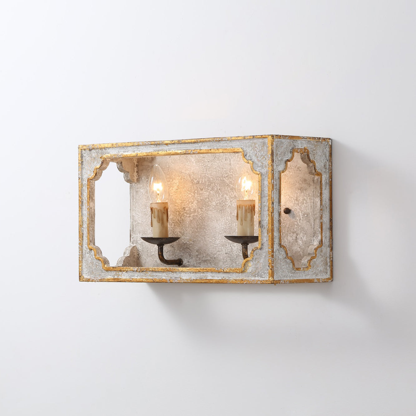 Freyza | Vatnuvyd Rustic Cube Wood Wall Light – Rustic Bedroom Hallway