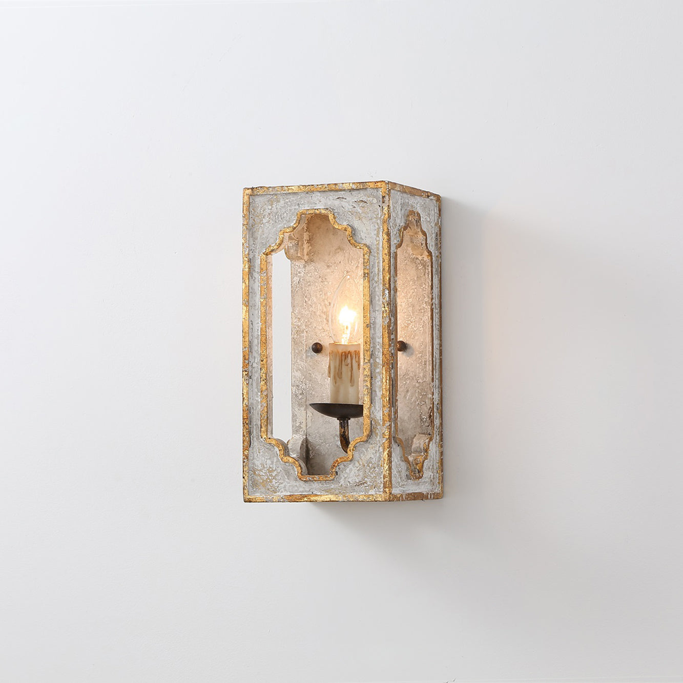 Freyza | Vatnuvyd Rustic Cube Wood Wall Light – Rustic Bedroom Hallway