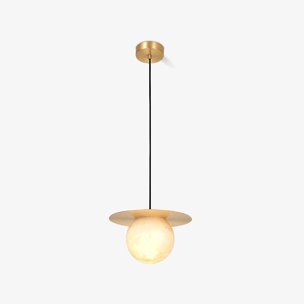 Suspension sphérique Freyza | Nyvelyra en albâtre – cuisine et salle à manger