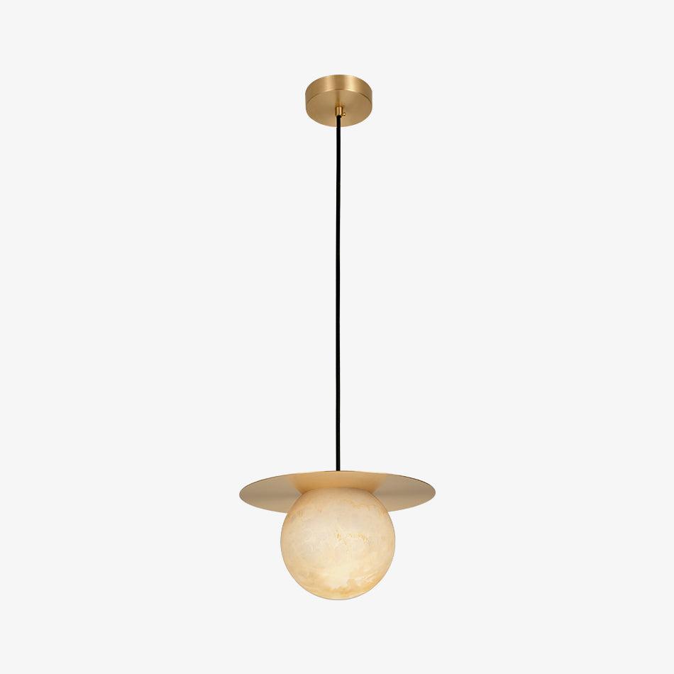 Suspension sphérique Freyza | Nyvelyra en albâtre – cuisine et salle à manger