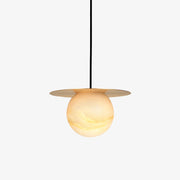 Suspension sphérique Freyza | Nyvelyra en albâtre – cuisine et salle à manger