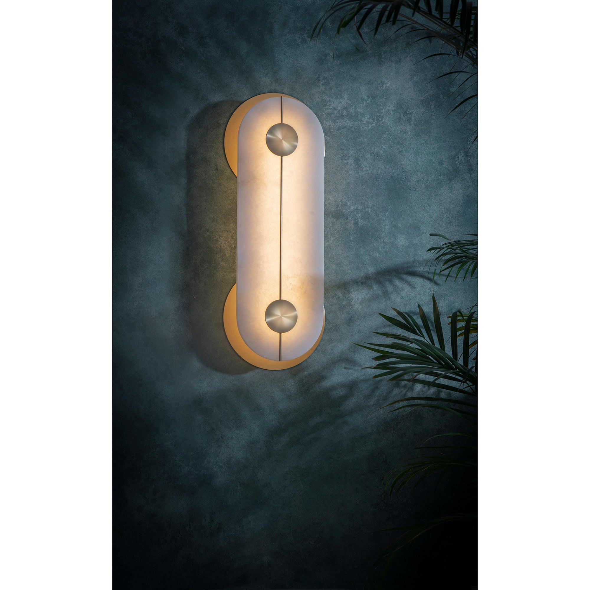Freyza | Applique murale en laiton et albâtre Auriel – Chambre, couloir