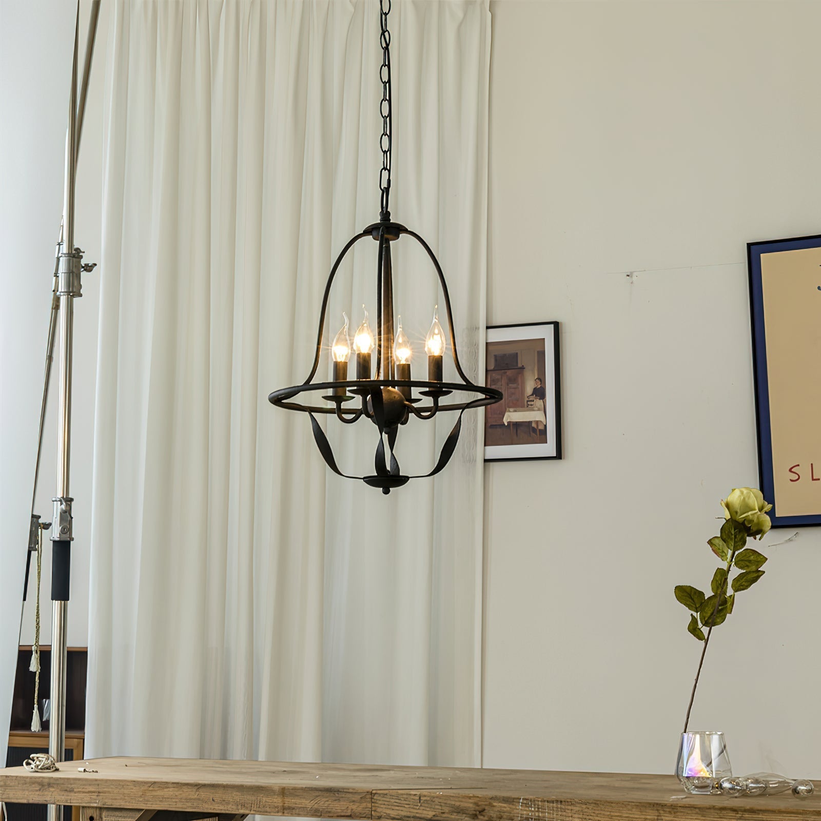 Freyza | Luxnova Vintage-Industrielle Pendelleuchte – Industrielle Küche, Esszimmer