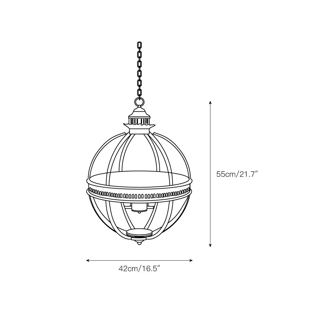 Freyza | Svelte Vintage Industrial Glass Pendant Light – Industrial Kitchen Dining Room
