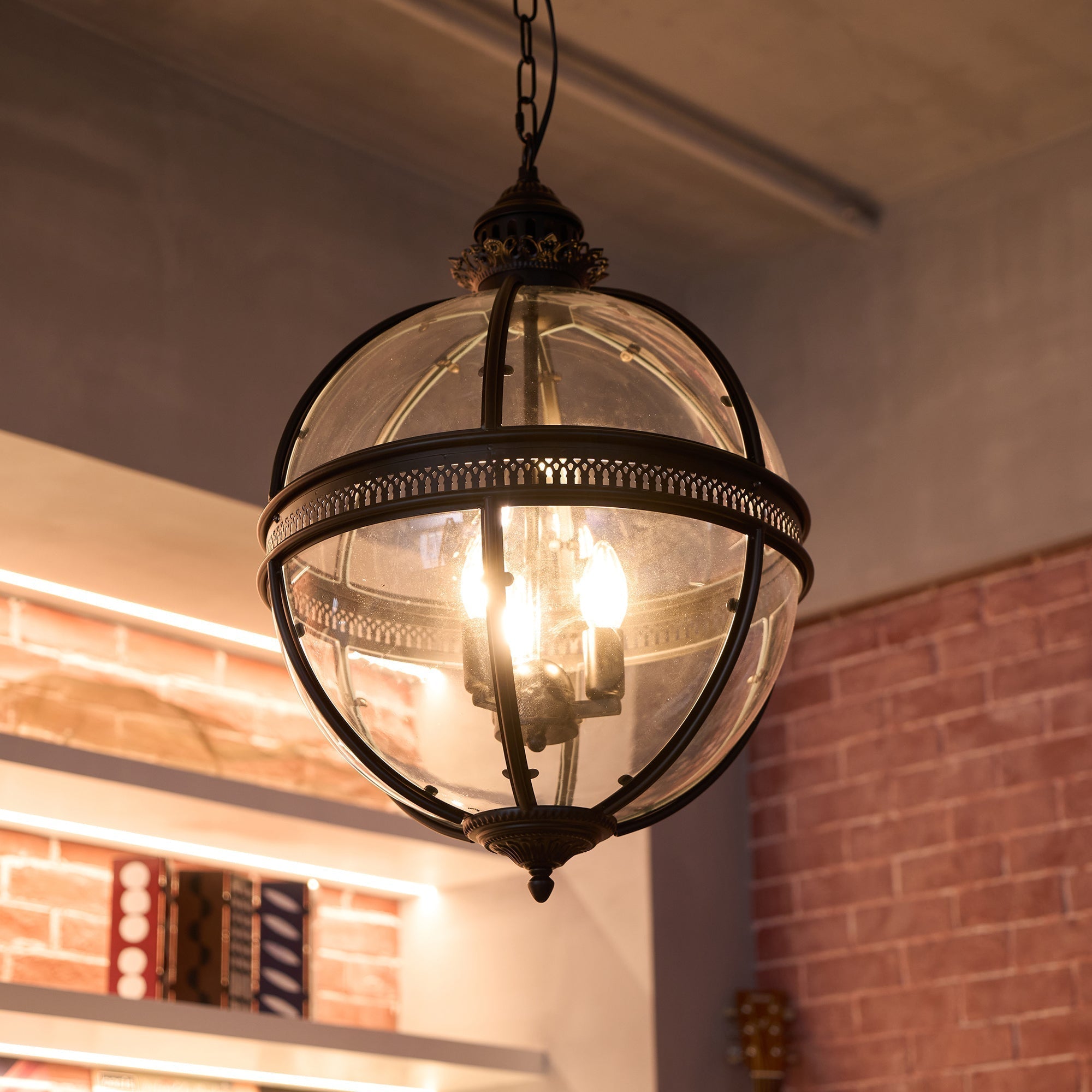 Freyza | Suspension en verre – Cuisine rétro et salle à manger