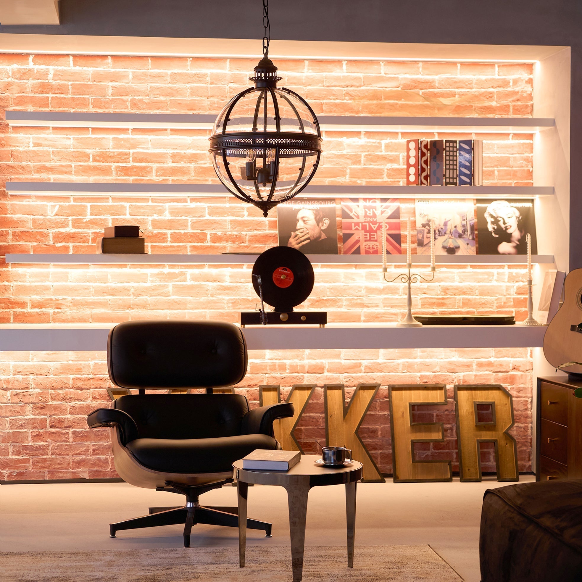 Freyza | Svelte Vintage Industrial Glass Pendant Light – Industrial Kitchen Dining Room