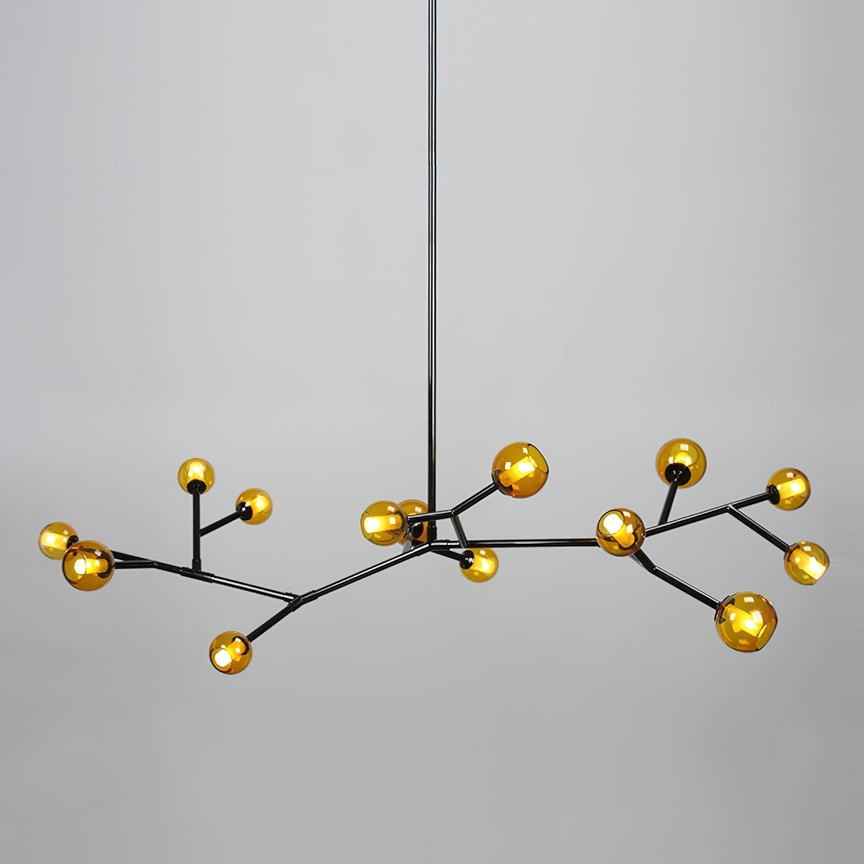 Freyza | Kinetic Brass Glass Brass Glass Chandelier – Dining Room Living Room