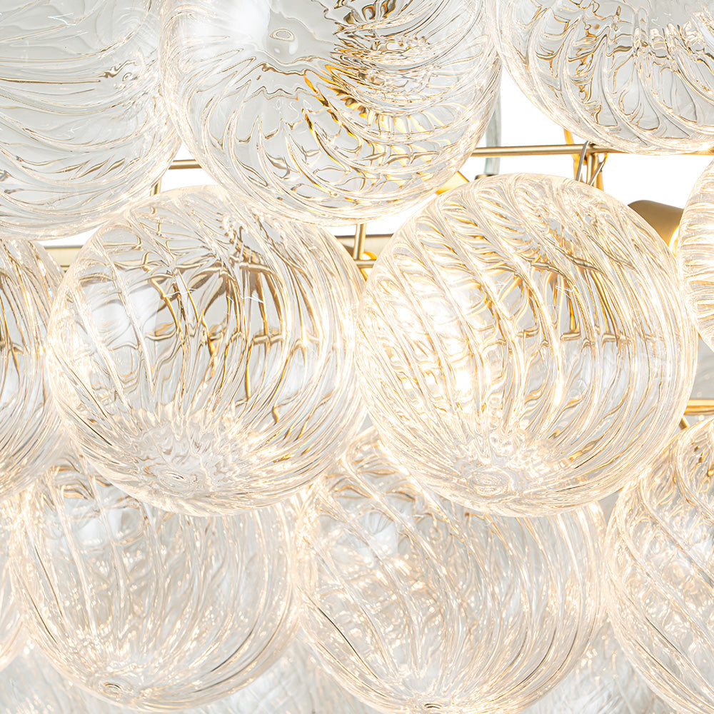 Freyza | Lustre linéaire en verre Ornhog – Salle à manger, salon