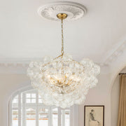 Freyza | Elorin Texture Globe Glass Chandelier – Dining Room Living Room