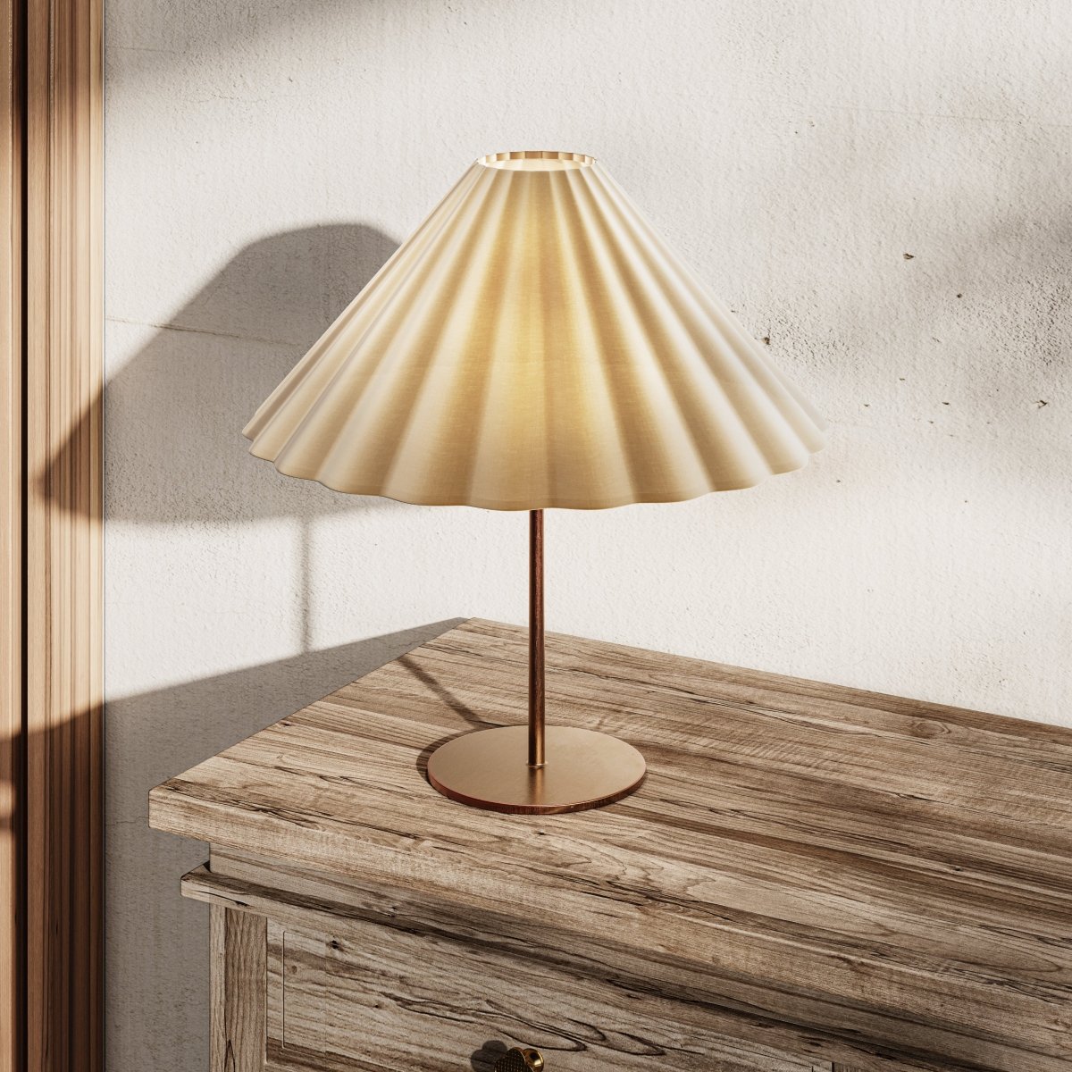 BrassElegance | Elegant Vintage Table Lamp for Bedroom or Living Room 4