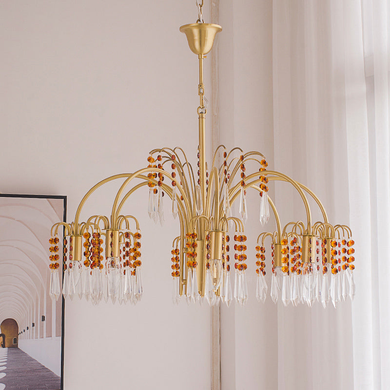 Freyza | Luxus-Kristallleuchter „Voyant“ in Kerzenform – Esszimmer, Wohnzimmer