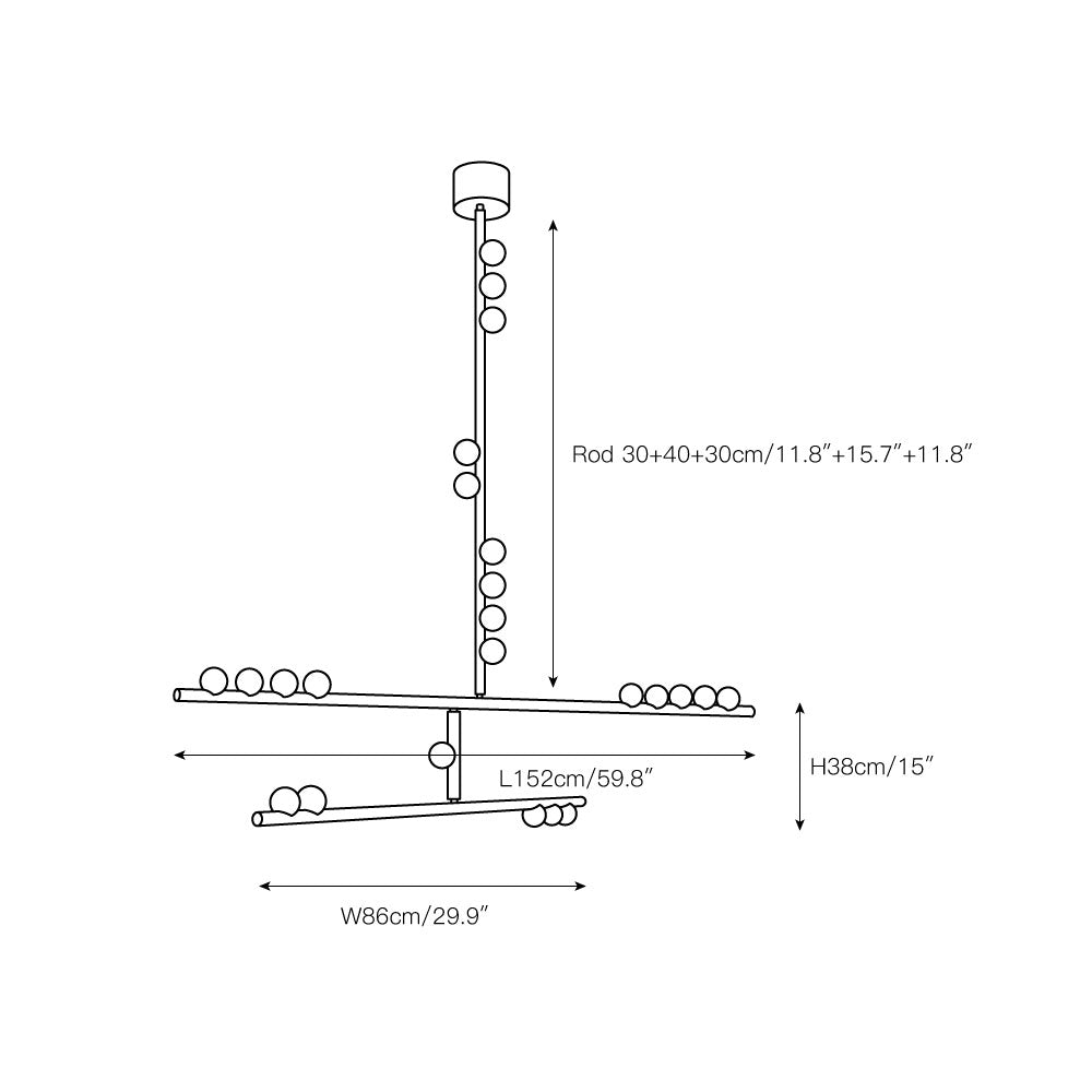 Freyza | Orbis Drop System Glass Antique Chandelier – Dining Room Living Room