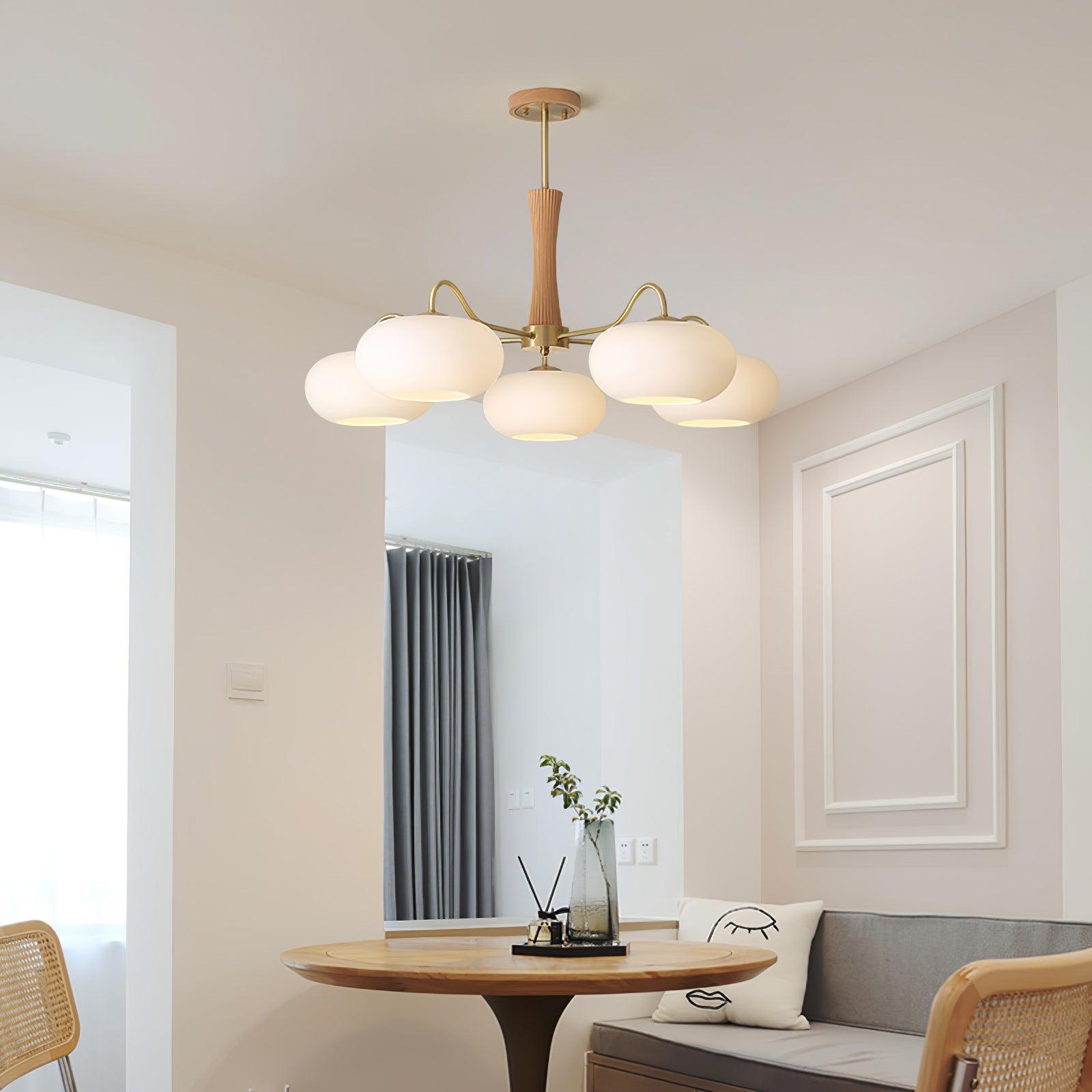 Freyza | Plafonnier affleurant en laiton et verre – chambre, couloir, cuisine
